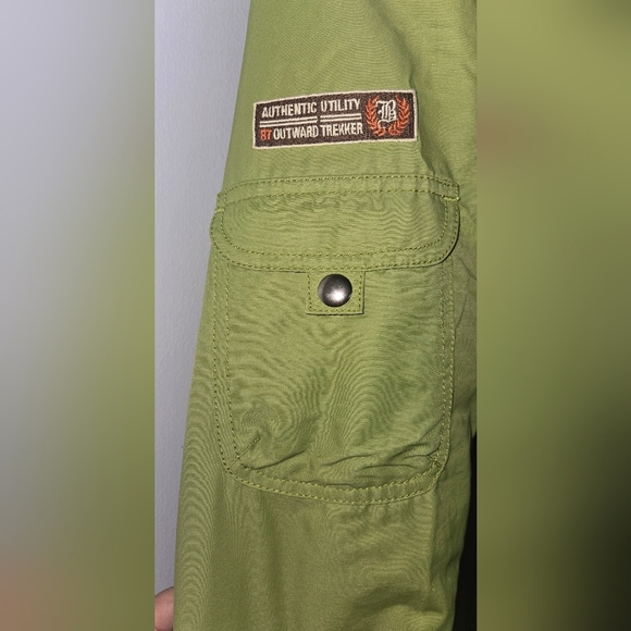 Bossini Womaen Wear Olive Utility Jacket with Faux Fur Hood (2b) - Picture 5 of 5